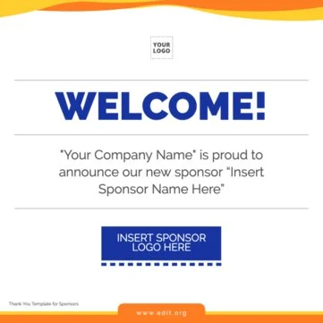 Edit a Flyer for Sponsorship