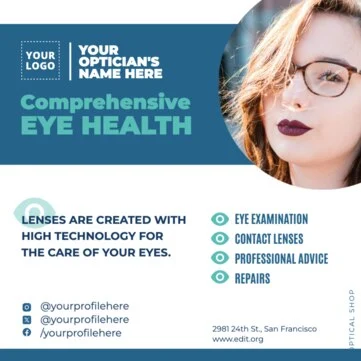 Edit an Optical Store banner