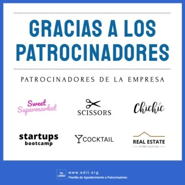 Edita un cartel para patrocinio