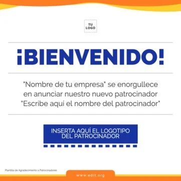 Edita un cartel para patrocinio