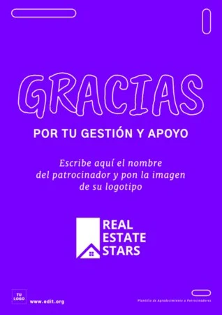 Edita un cartel para patrocinio