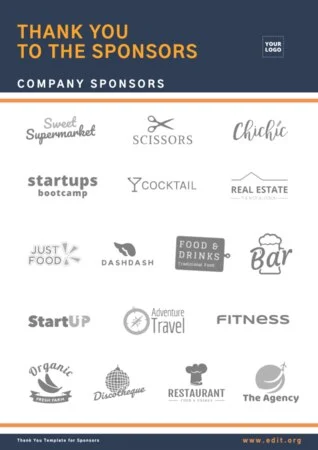 Edit a Flyer for Sponsorship