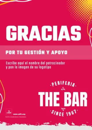 Edita un cartel para patrocinio