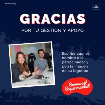 Edita un cartel para patrocinio