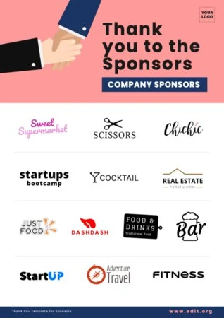 Edit a Flyer for Sponsorship