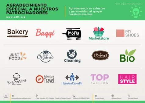 Edita un cartel para patrocinio