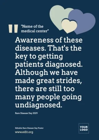 Edit a Disease Day flyer