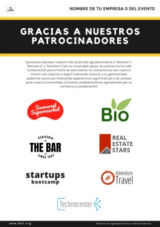 Edita un cartel para patrocinio