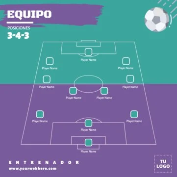 Edita una alineación online