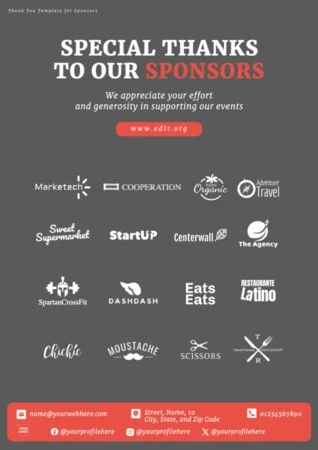 Edit a Flyer for Sponsorship