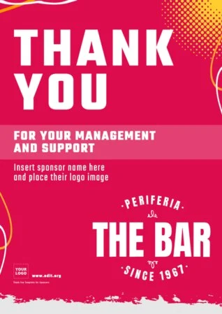 Edit a Flyer for Sponsorship