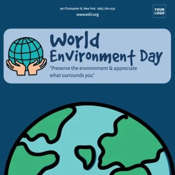 Edit a World Environment Day template