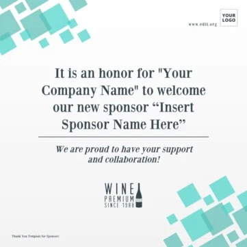 Edit a Flyer for Sponsorship