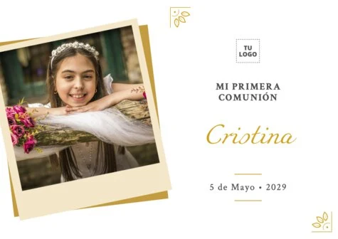 Edita tarjetas de comunión