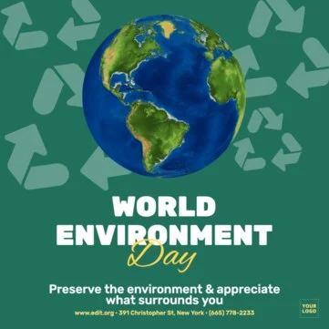 Edit a World Environment Day template