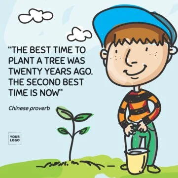 Edit a World Environment Day template