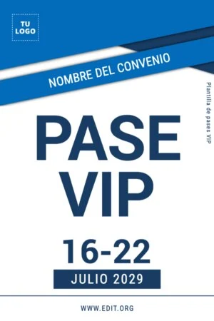 Edita un pase VIP
