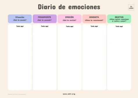 Edita un registro de emociones