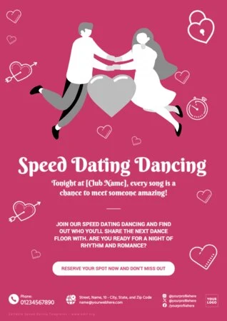 Edit a Speed Dating Template
