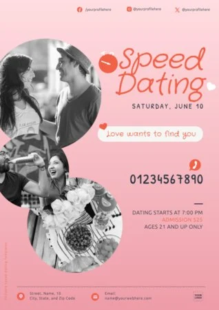 Edit a Speed Dating Template