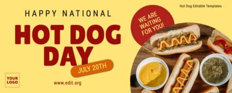 Edit a Hot Dog flyer