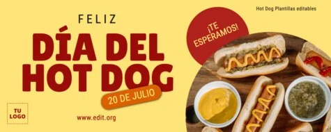 Edita un banner de Hot dogs