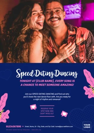 Edit a Speed Dating Template