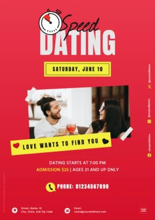 Edit a Speed Dating Template