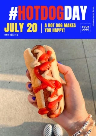 Edit a Hot Dog flyer