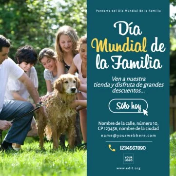 Edita flyers del Día de la Familia