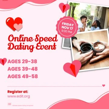 Edit a Speed Dating Template