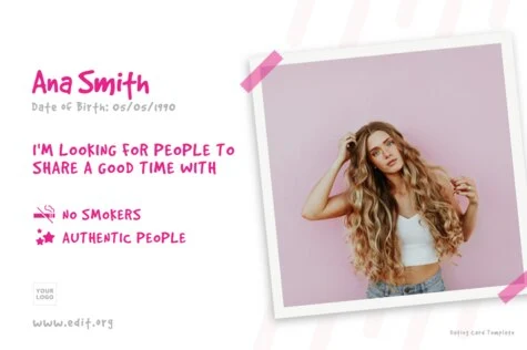 Edit a Speed Dating Template