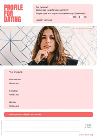 Edit a Speed Dating Template