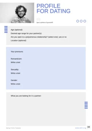 Edit a Speed Dating Template