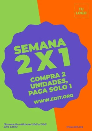 Editar una plantilla 2x1