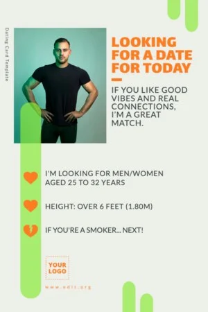 Edit a Speed Dating Template