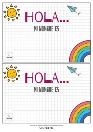Edita una Etiqueta para Pupitre