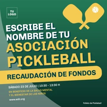 Edita un banner de Pickleball