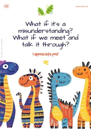 Edit a Creative Sorry Card