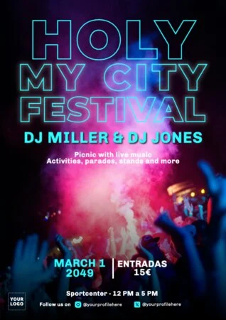 Edit a Holi template