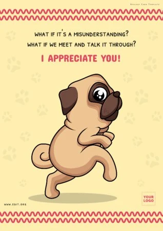 Edit a Creative Sorry Card