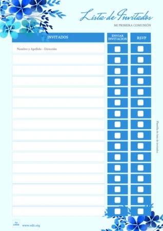 Edita tarjetas de comunión