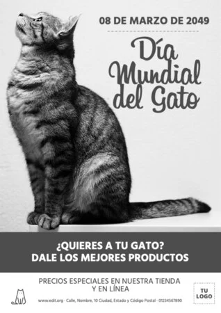 Editar una plantilla del Dia del Gato