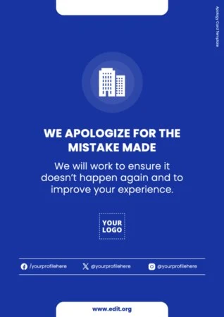 Edit a Creative Sorry Card