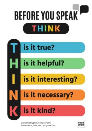 Edit a think big poster