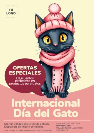 Editar una plantilla del Dia del Gato
