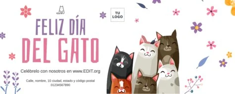 Editar una plantilla del Dia del Gato