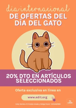 Editar una plantilla del Dia del Gato