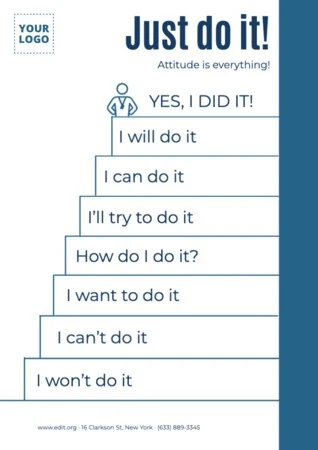 Edit a think big poster