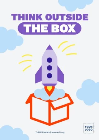 Edit a think big poster